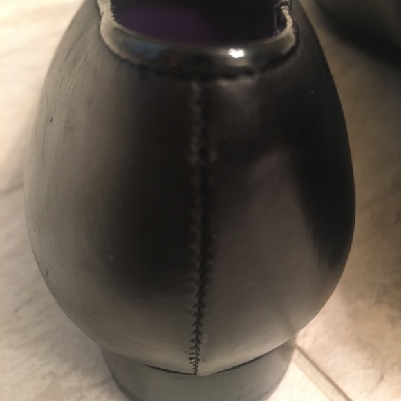 Ralph Lauren Purple Label Black Flats - Picture 12 of 16